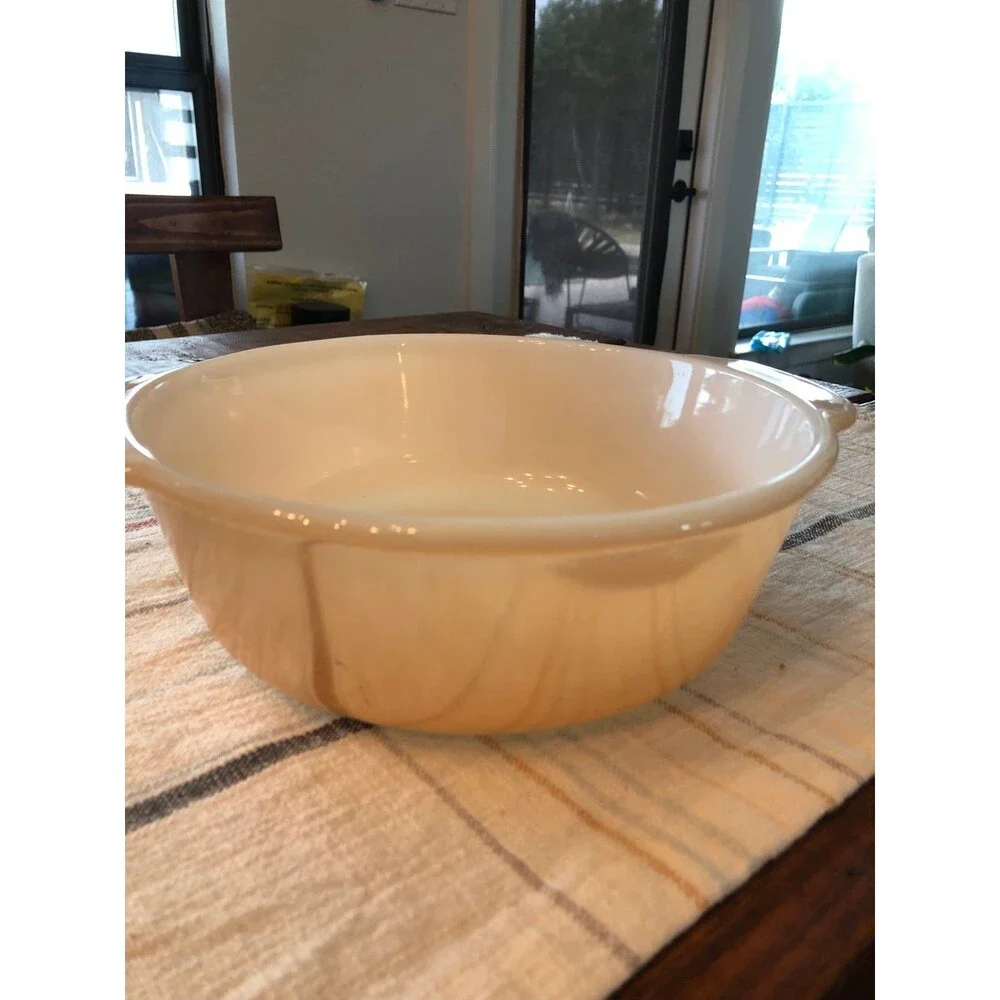Fire King Peach Luster Bowl